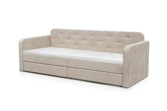 Ліжко Малібу 800*2000, Аляска 15 беж Дніпро