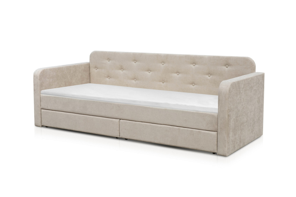 Ліжко Малібу 800*2000, Аляска 15 беж Днепр - изображение 3