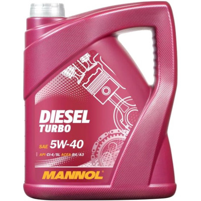 Моторное масло Mannol DIESEL TURBO 5л 5W-40 (MN7904-5) Винница - изображение 1