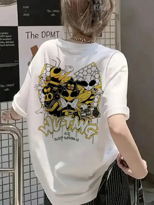 Футболка жіноча з принтом  46 Біла 2664083302 Дніпро - фото 1