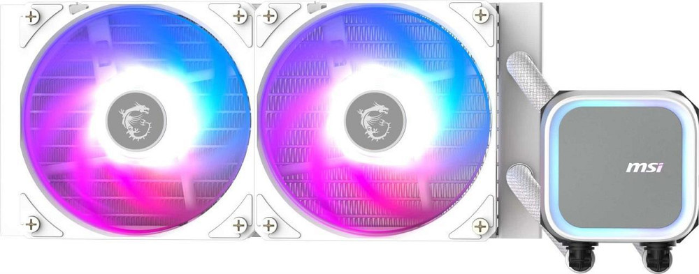 Система водяного охолодження MSI MAG CoreLiquid A13 240 WH Білий Харків - фото 2