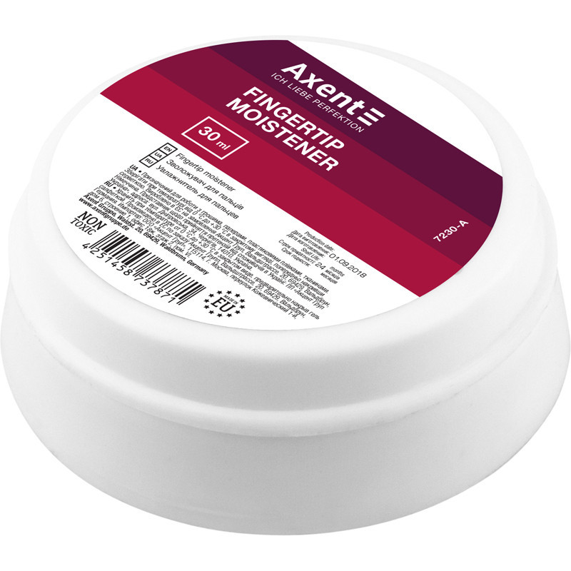 Зволожувач для пальців "Axent" 7230-А гелевий, шт Київ - фото 1