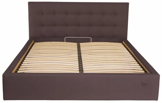 Кровать Двуспальная Chester Comfort 160 х 200 см Fly 2231 С подъемным механизмом и нишей для белья Темно-коричневый Киев