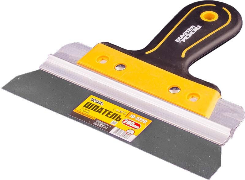 Шпатель MASTERTOOL AL-PROFI 200х35 мм TPR ручка 19-5220 Ровно - изображение 1
