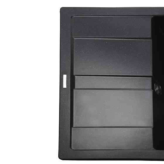 Гранітна мийка Globus Lux ONE чорний металік 650х500мм-А0001 Киев