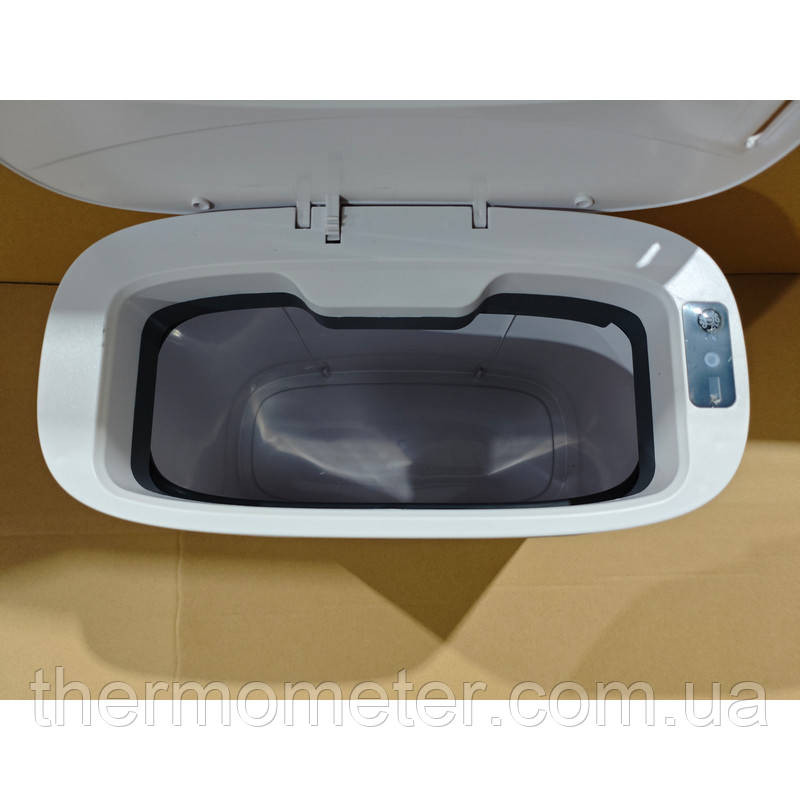 Відро для сміття сенсорне овальне MIXXUS FLAT-TC0109 WHITE 9 л (колір білий) (MI7074) Київ - фото 11