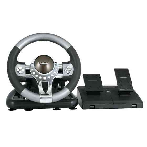 Ігрове кермо Defender Forsage GTR USB 12 кнопок Маніпулятор для ігор Вінниця