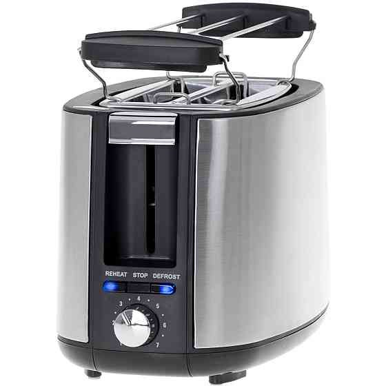 Тостер Adler AD 3214 900Вт/ 2 відділення/7 режимів підсмажування/розморожування/підігрів булочок Вінниця