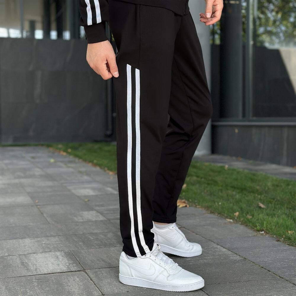 Чоловічий чорний спортивний костюм Pobedov Dollars. Комплект штани та кофта осінній Київ - фото 8