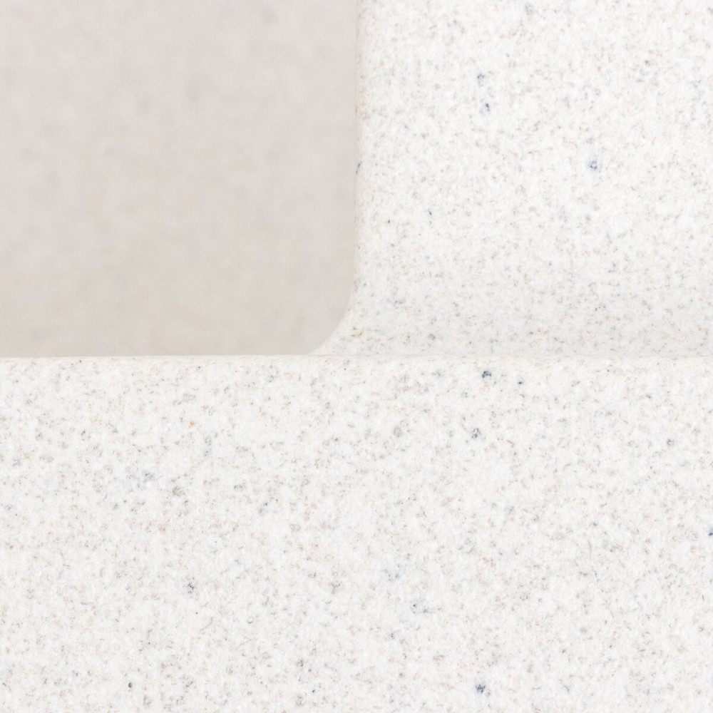 VALESO Гранітна мийка для кухні VALESO CASCADA 7050 матова Біла в крапку Коломия - фото 12