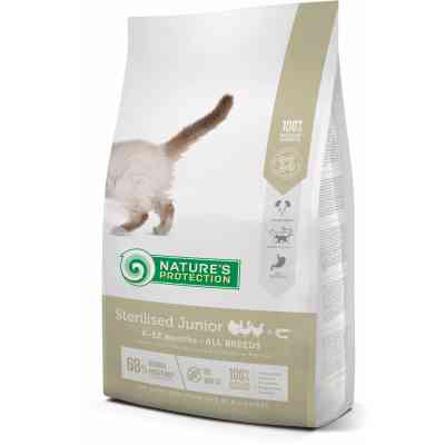Сухой корм для кошек Nature&apos;s Protection Sterilised Junior Poultry with krill 2 кг (NPS45773) Вінниця