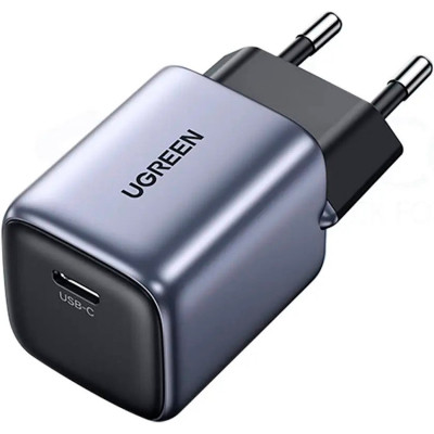 Зарядний пристрій Ugreen 1xUSB 30W Gan Type-C PD Nexode Mini Grey CD319 (90666) Вінниця - фото 1