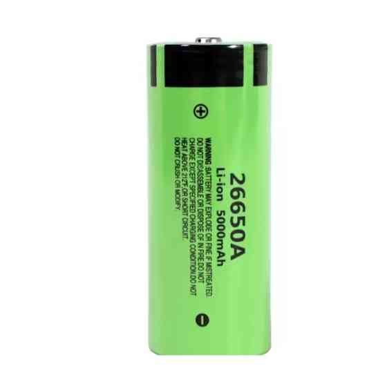 Аккумулятор 26650 VariCore Li-ion 5000mAh 3/7V (26650A) JT 20A высокотоковый Зеленый Винница
