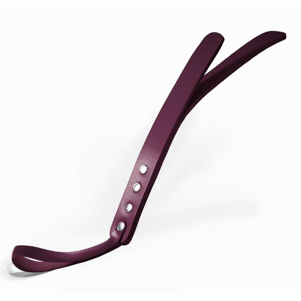 Падл двошаровий Feral Feelings Leather Mini Paddle Burgundy, натуральна шкіра, burgundy Sex Aura Київ - фото 1