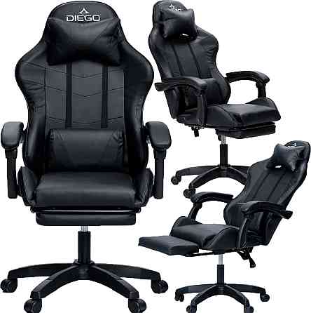 Крісло геймерське DIEGO Phantom RS Black Київ