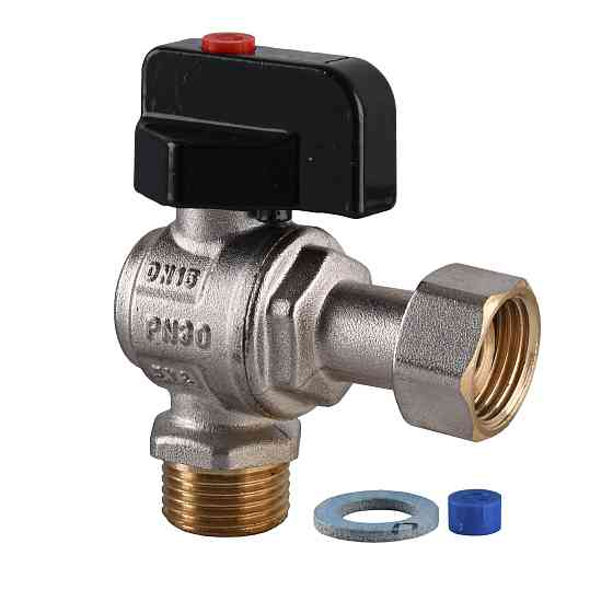 Кран кульовий котловий кутовий з накидною гайкою ARCO 1/2″ 150813 Луцк