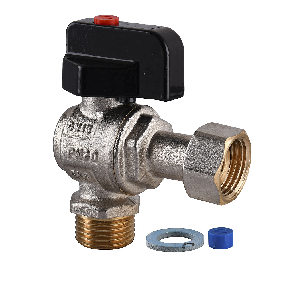 Кран кульовий котловий кутовий з накидною гайкою ARCO 1/2″ 150813 Луцк - изображение 1