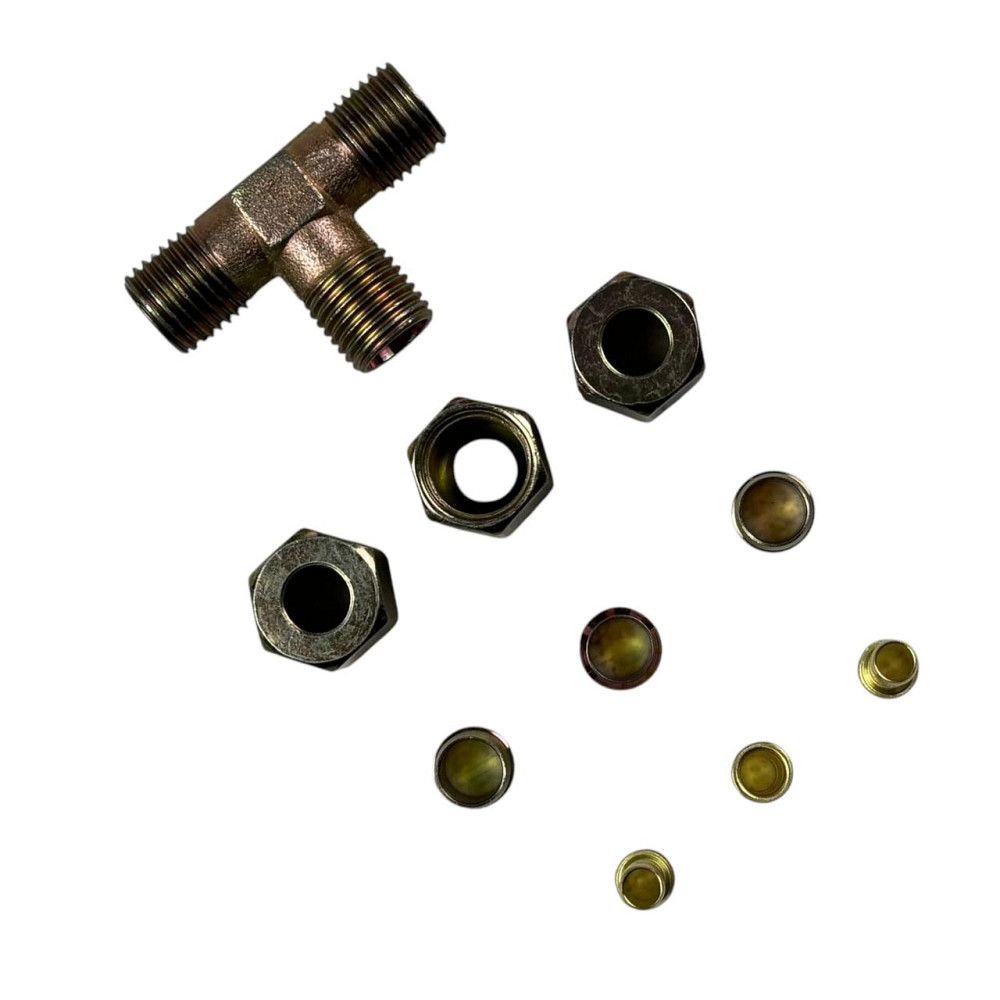 Аварийное металл разборной тройник 08x08x08 PVC соединение Мукачево - изображение 1