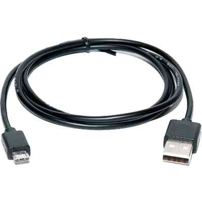 Дата кабель USB 2.0 AM to Micro 5P 0.6m Pro black REAL-EL (EL123500021) Вінниця