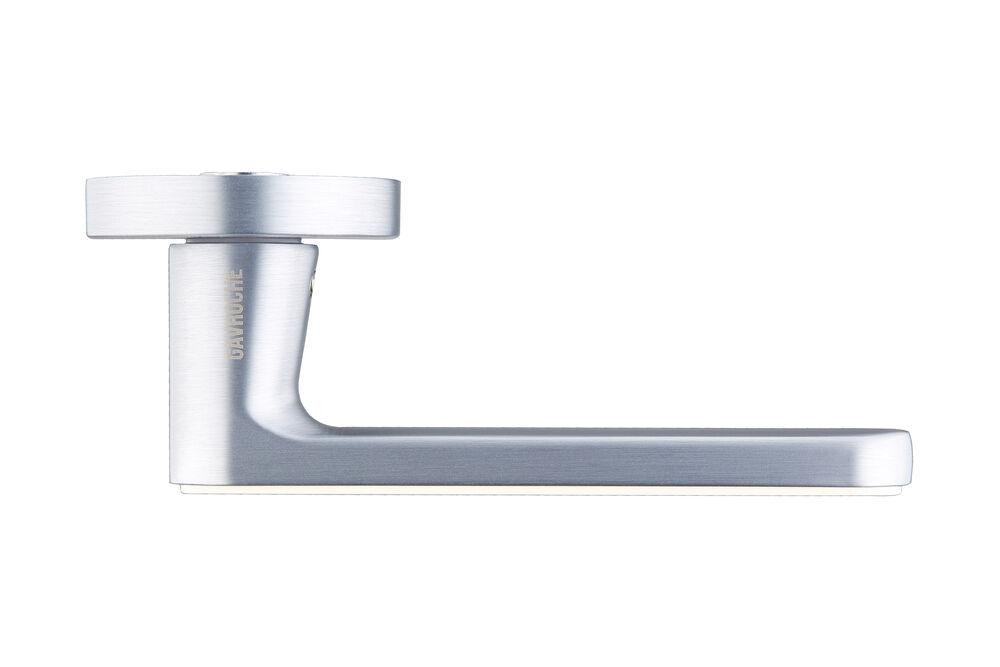 Ручки дверні Gavroche BARIUM  MSCB/Beige  італійський сатин з бежевою вставкою Київ - фото 3