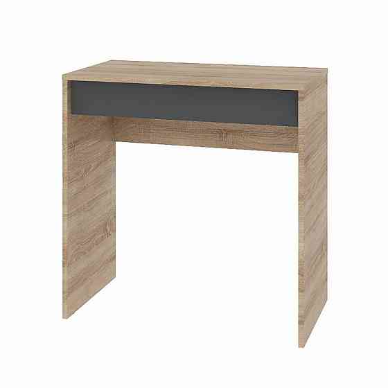 Стіл письмовий Міні з висувною шухлядою Еверест Сіті-750 75,2х38х74,6 см Дуб сонома/Графіт (DTM-071105) Львів