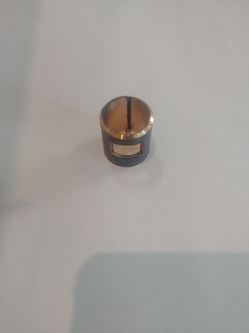 Втулка верхней головки шатуна (латунь) (Ø18mm) мотороллер Муравей Мукачево - изображение 1