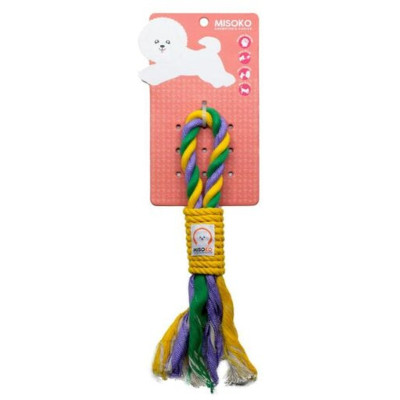 Игрушка для собак MISOKO&CO Веревка зеленая 27 см (MSKAKDT5108-Z) Винница - изображение 1
