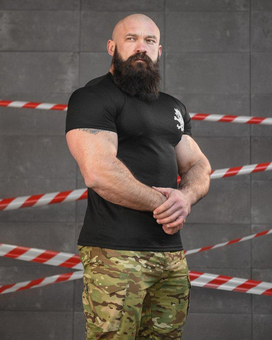 Тактическая потоотводящая футболка SABUR ужин черная НП5193 Одесса - изображение 10