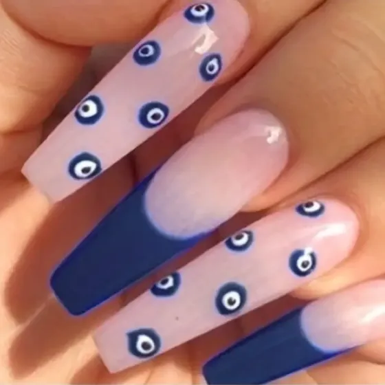 3D Наклейки для ногтей Глаз от Сглаза – Объемный нейл декор Киев