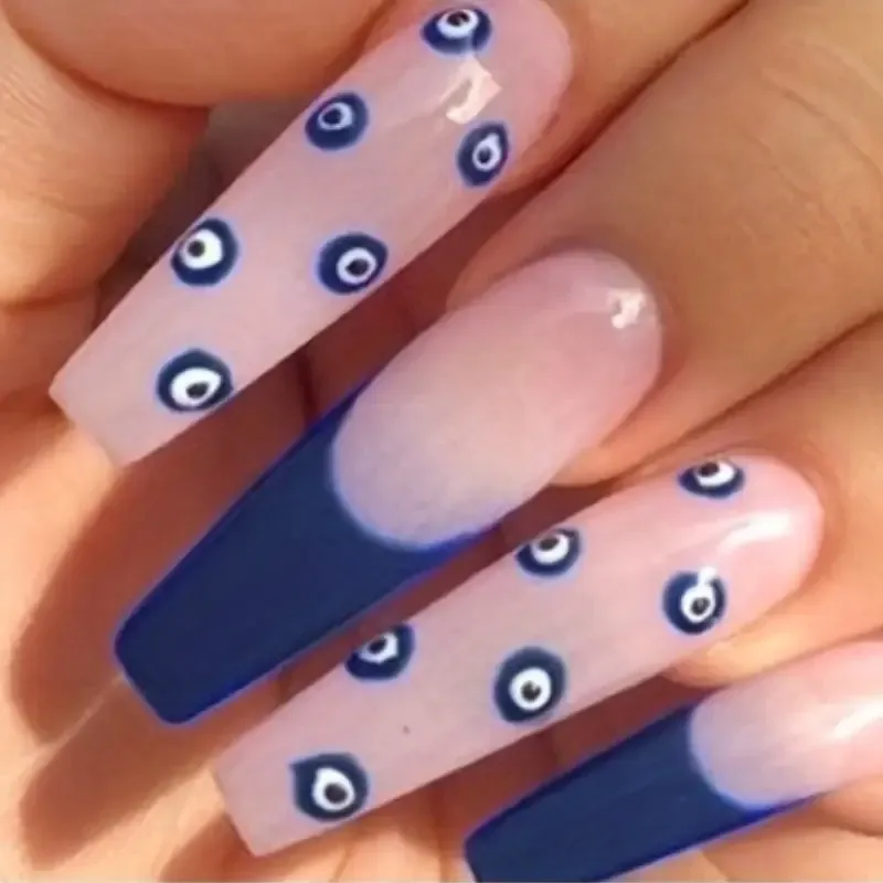 3D Наклейки для нігтів Зле Око Назар – Об’ємний нейл декор Київ - фото 2