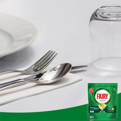 Таблетки для посудомоечных машин Fairy Original All in One Lemon 56 шт. (8700216237352) Винница - изображение 3