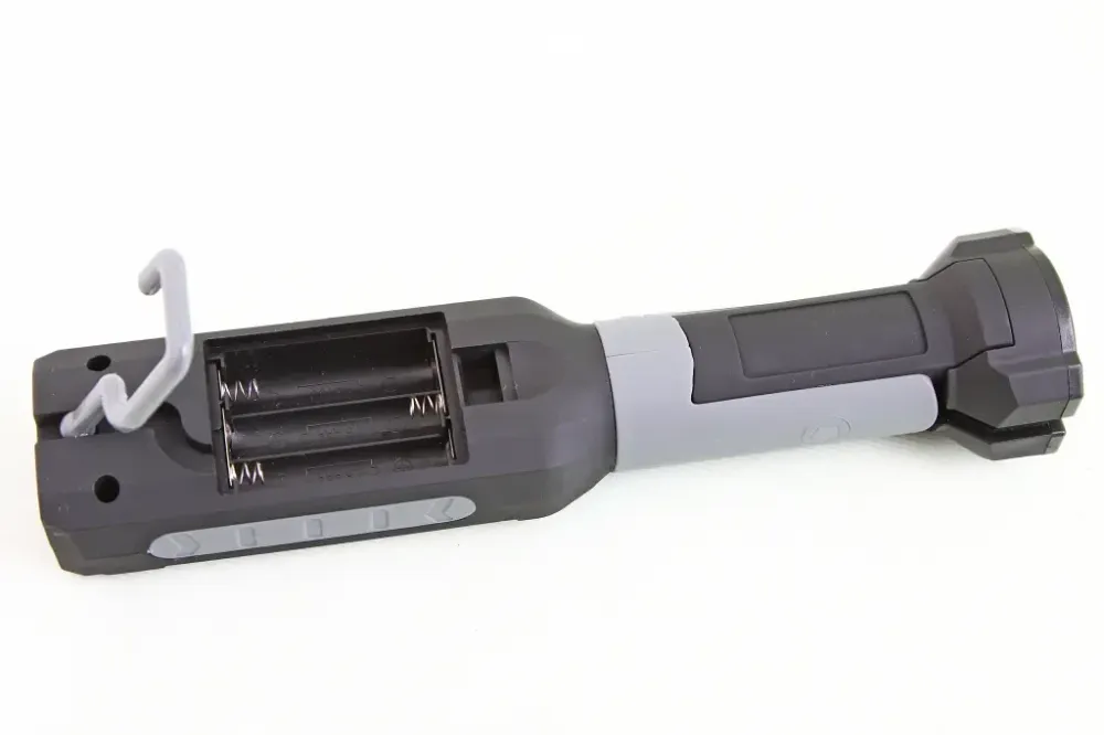 Фонарик ручной пластм. 90лм/1Вт S-link c магнитом и крючком (3 режима, под AAA батарейки) Винница - изображение 3