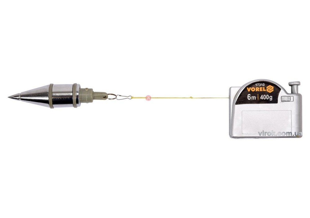 Висок будівельний VOREL, V= 400 гр, зі шнуром l= 6 м та магнітом [6/36] Одеса - фото 1