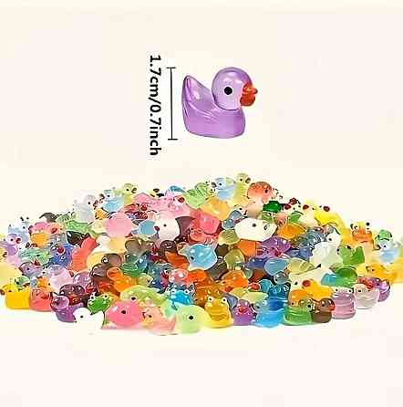Мини-фигурки животных из смолы светящиеся, набор 20 шт, декор 1,7 см Киев