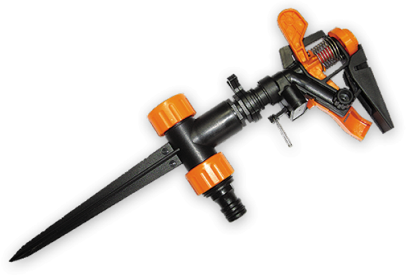 Дощувач пульсуючий для города на кілку ø27м BRADAS Польща Київ - фото 1