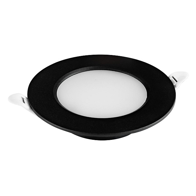 Светодиодный светильник встроенный 3W круг 4200K AURA черный Киев - photo 1