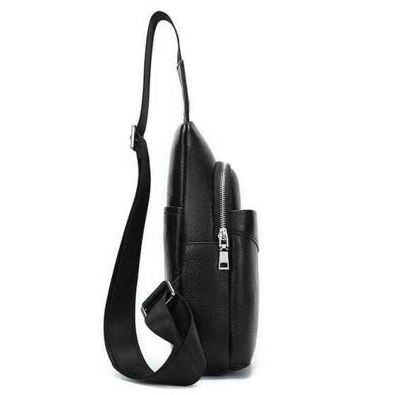 Сумка через плече чоловіча Чорна (Vintage) Київ