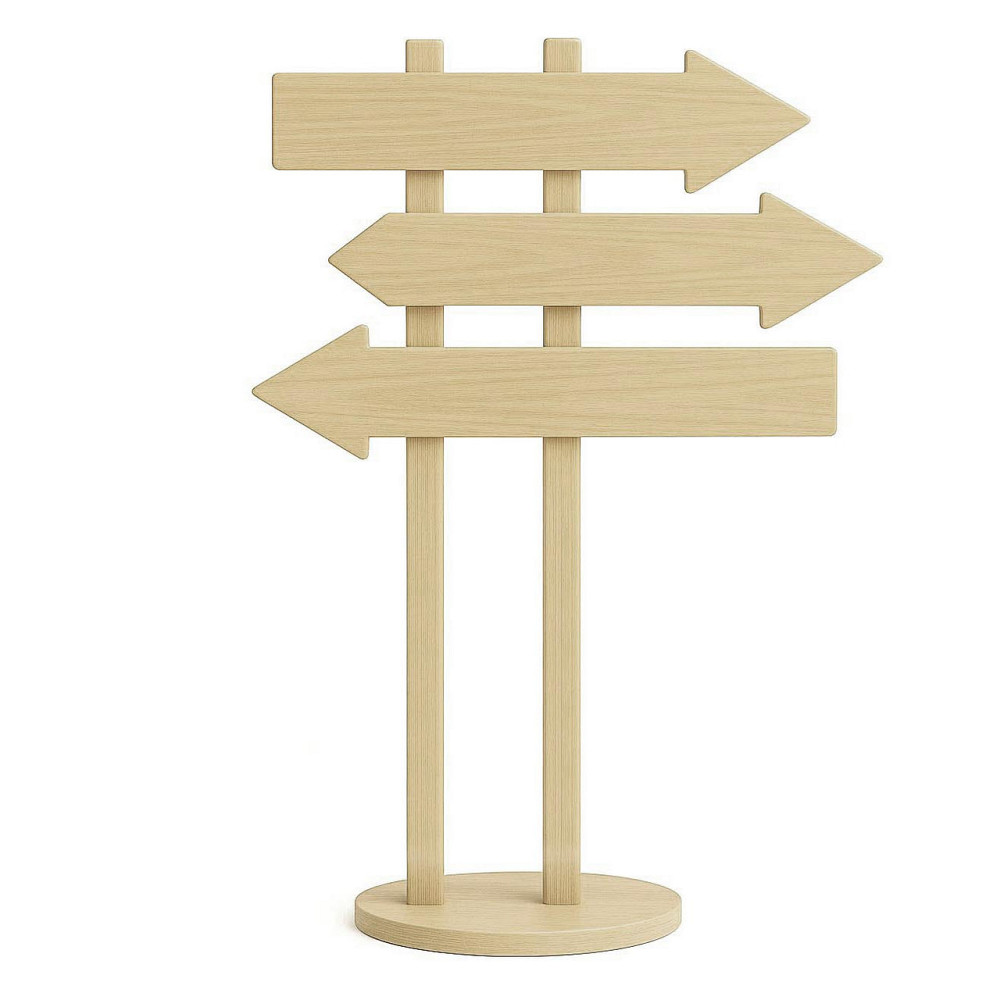 Напольная стрелка-указатель 