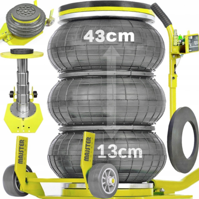 Пневмодомкрат 3,5т 130-430мм Majster Polska (Польща) Київ - фото 2