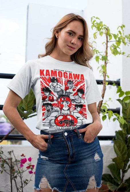 Футболка аниме Аниме Боксинг Хаджиме Но оверсайз (S/M/L) Черний AnimeJ0293 Днепр - изображение 4