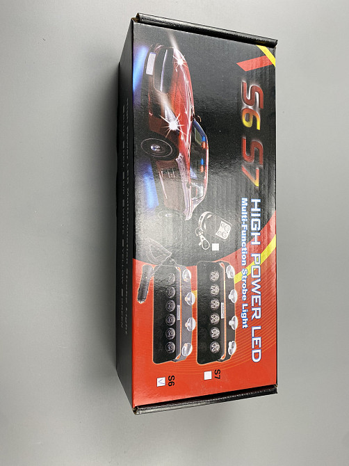 Лампа маячок проблисковий S6 автомобільний стробоскоп 9-80V 6 led діодів білий спалах (під скло) мигалка Мукачево - фото 9