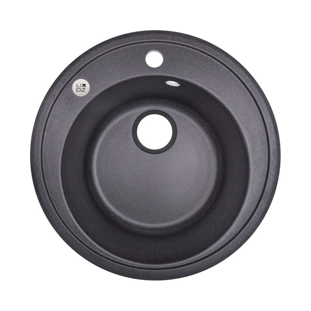 Кухонная мойка Lidz D510/200 BLA-03 (LIDZBLA03D510200) Киев - изображение 1