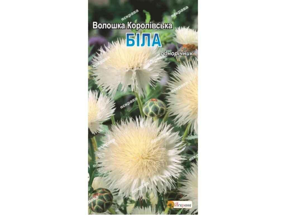 Волошка Королевская белая (20 пачек) 0,5г ТМ ЯСКРАВА Киев - изображение 1