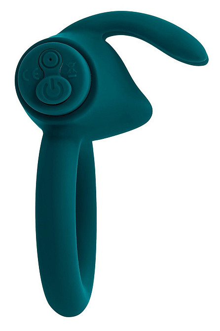 Ерекційне кільце з віброкулею Evolved Playboy Bunny Buzzer, зелене Sex Aura Київ - фото 3