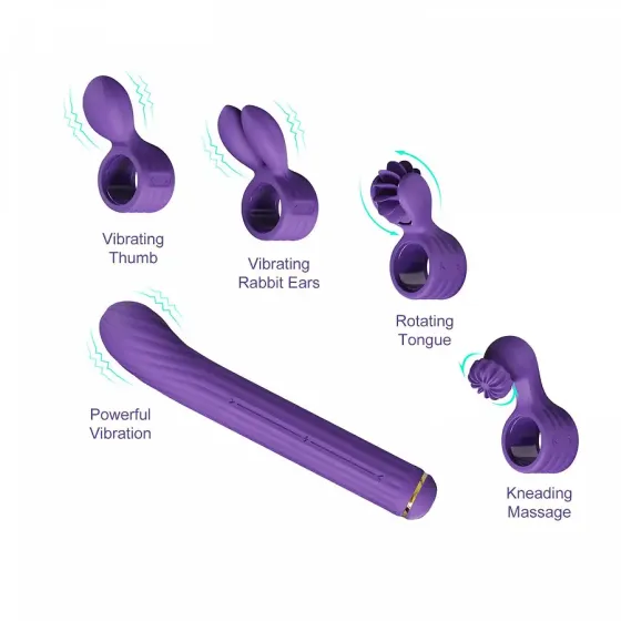 Вібратор Otouch Magic Stick S1 Plus - Purple Львів