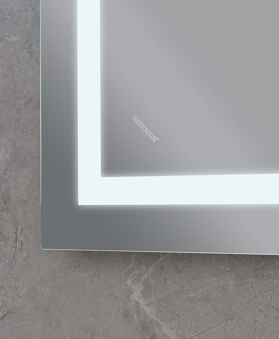 Дзеркало Mixxus WARM MR12-80x70-Reverse з Led Touch, Anti-fog, димером, регулятором яскравості (MI6936) Київ - фото 3