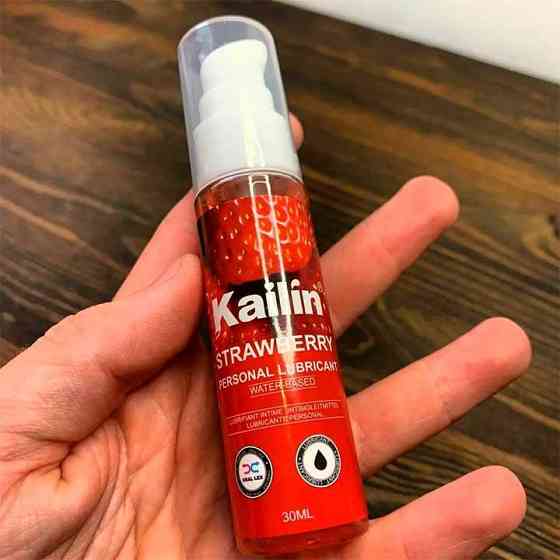 Їстівний лубрикант Kailin 30 мл Полуниця — Інтимне мастило Вінниця