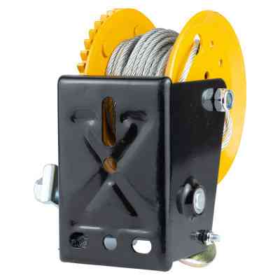 Лебедка Sigma ручная барабанная, стальной трос 10мx5мм, 550кг (6134011) Винница