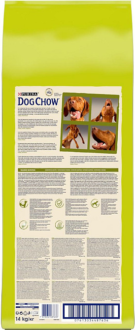 Сухой корм для взрослых собак Dog Chow Adult Lamb с ягненком, 14 кг Винница - изображение 2