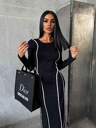 Женское элегантное притягательное макси платье из рубчика Одесса